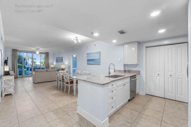 Fully stocked kitchen condo