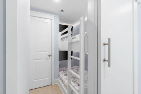 Bunkroom with soft lighting
