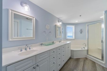 Master Bath with tub and huge shower