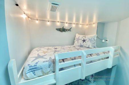 Softly Lit Bunk Room