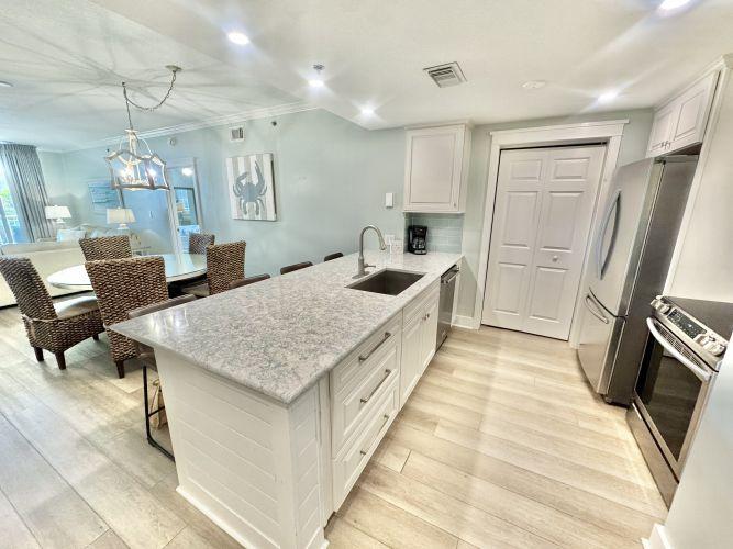 Fully stocked kitchen condo