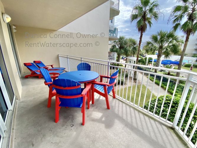 Patio View Waterscape Resort and Beach