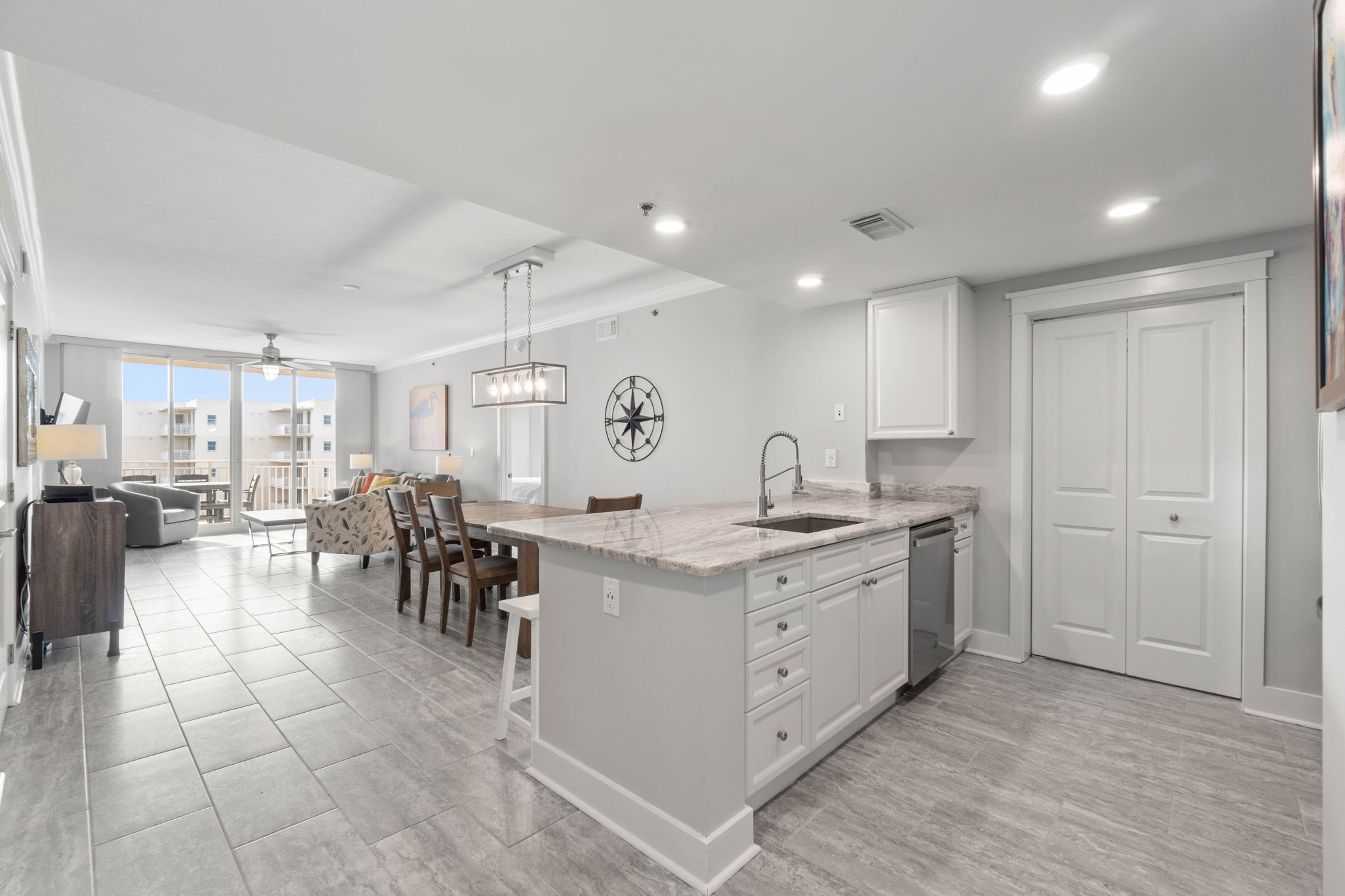 Fully stocked kitchen condo