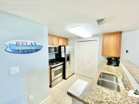 Fully stocked kitchen