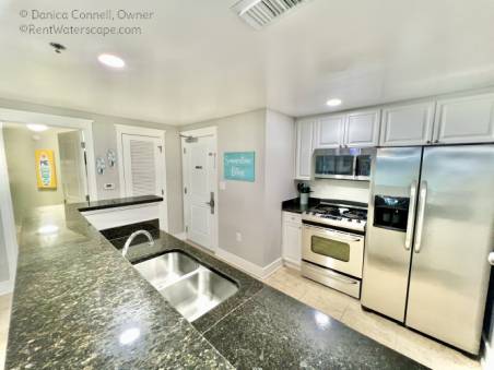 Fully stocked kitchen