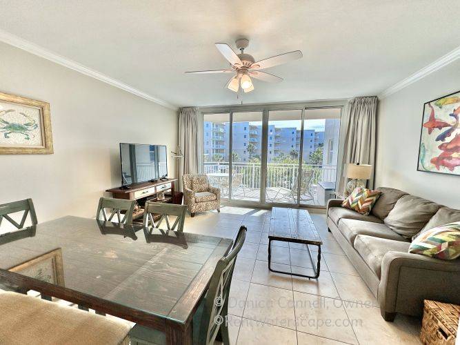 Living Room and Dining Area