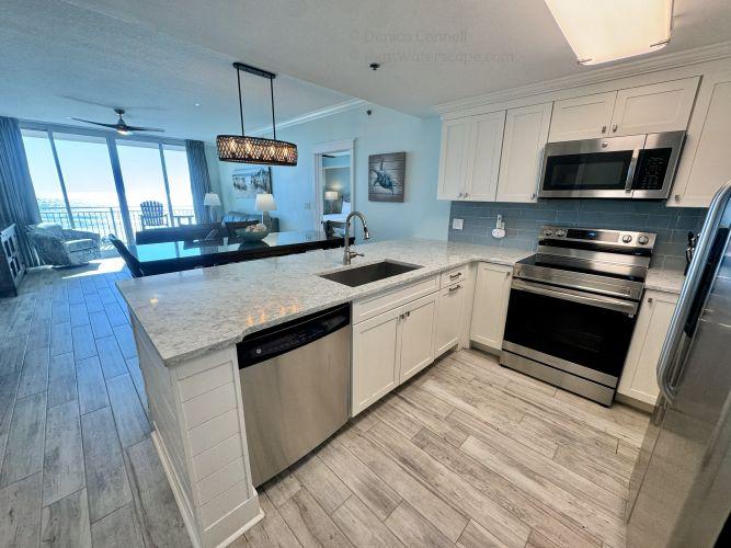 Fully stocked kitchen condo