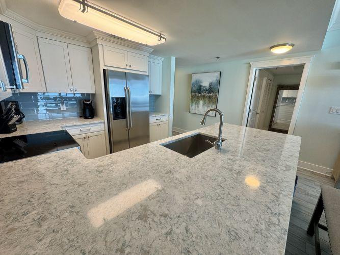 Fully stocked kitchen condo