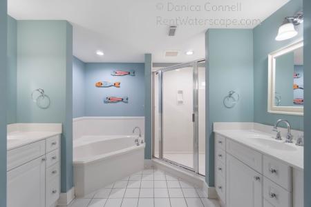 Master Bath with huge tub and walk-in shower