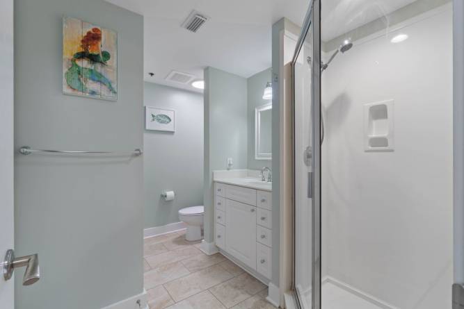 Guest Bathroom with Walk-in Shower