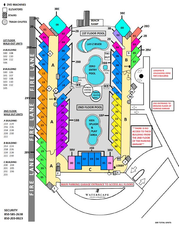 Waterscape Resort Layout