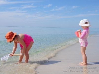 Kids on beach Destin